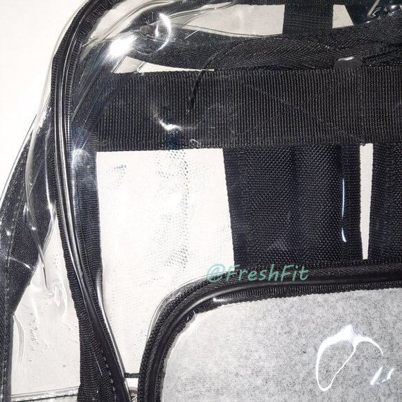 🆕Pittsburgh Penguins Hockey Logo Clear Backpack - Picture 7 of 10